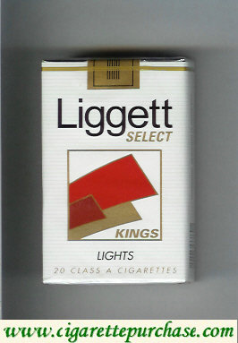 Liggett Select Kings Lights cigarettes soft box